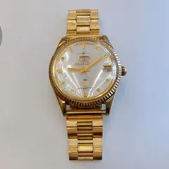 C76 Citizen Auto Dater 自動巻き時計 ゴールドカラー - メルカリ