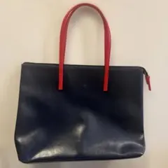 kitamura2 ネイビーとレッドのトートバッグ