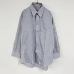 薄紫の長袖ワイシャツ M