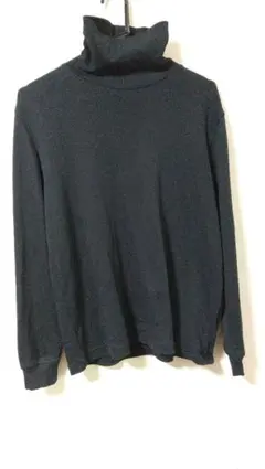 ランズエンド スーピマコットンタートルネック メンズ Mサイズ