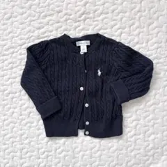Ralph Lauren ネイビー カーデ 18M 70-80 お受験 入園