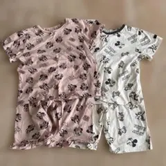 ミッキー　ミニー　半袖　パジャマセット 110cm