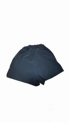 黒 ショートパンツ ゴムウエスト