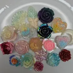 ハンドメイド デコレーションパーツ 蓄光 樹脂製 詰め合わせ
