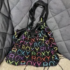 【希少】ROXY 総柄 トート ショルダー バッグ ビーチ vintageのサムネイル