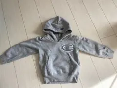Champion グレー フード付きトレーナー 110