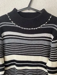 PALEMO STORE ビジュー付き薄手ニット