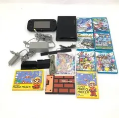 Wii U ブラック本体 + ゲームソフト6本セット
