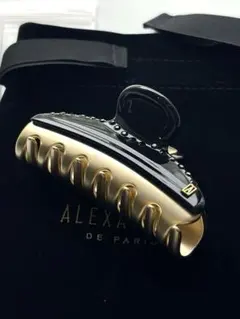 Alexandre de Paris ヘアクリップ ブラック ゴールドのサムネイル
