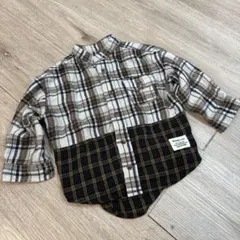 BEAMS mini チェック柄シャツ 90