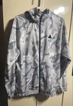 Adidas ランニングジャケット　グレー　L