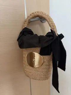 PATOU かごバッグ バスケットバッグ　ラフィアのサムネイル