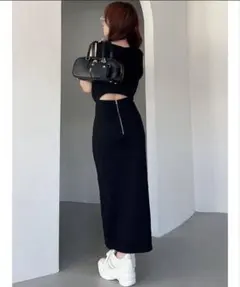 RESEXXY スウェットフーディーワンピース