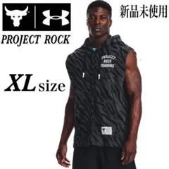 新品　UNDER ARMOUR プロジェクトロック　フルジップ フーディー　XL