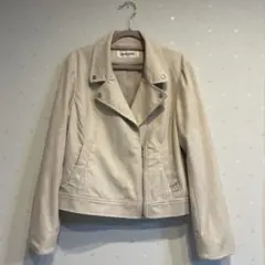 【MISCH MASCH】 ベージュライダースジャケット