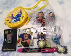 リロ＆スティッチ グッズまとめ売り ディズニーリゾート、肩ズンフィギュア