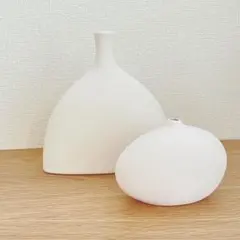 陶器 フラワーベース2点セット