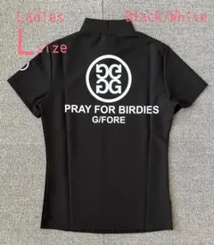 G/FORE ジーフォア Mサイズ レディース モックネックT-シャツ ブラック