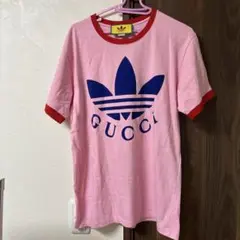 グッチ Gucci アディダス コラボ 22SS ロゴ Tシャツ
