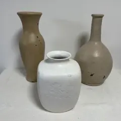 花瓶　アンティーク加工　３個セット