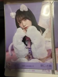 ＝LOVE 野口衣織　猫衣装　生写真