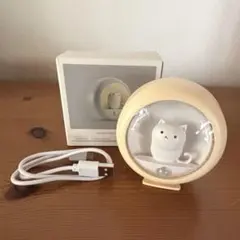 猫ちゃん 人感センサーライト イエロー