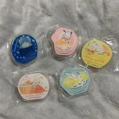 はま寿司 サンリオ クリップ シナモン ペックル マロン ポチャッコ サム
