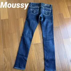 moussyローライズ　スキニーデニム ジーパン シルバーステッチのサムネイル