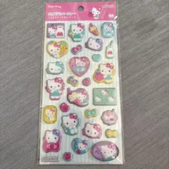 ハローキティ　ポップデコパーティ　ラメきらクリスタルシール　サンスター文具