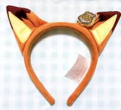 上海ディズニー　ズートピア　ニック　カチューシャ