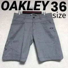 OAKLEY スカルプリント ロゴ刺繍 ストレッチ ハーフパンツ ゴルフ 36のサムネイル
