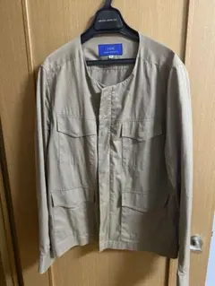 【URBAN RESEARCH ITEMS】ノーカラージャケット(ベージュ)