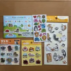 ぷくぷくシール　ぷっくりシール　キラキラキュートシール　トラベルモス シール