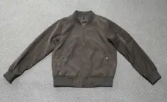 カーキ MA-1スタイルジャケット M　レディース