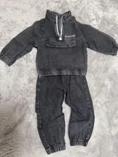 新品未使用 デニムセットアップ 100cm