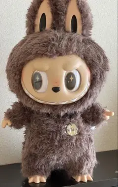 黒 ジモモ BIGサイズ ぬいぐるみ レア labubu ZIMOMO ラブブ - メルカリ