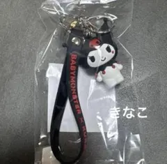 新品♡BABYMONSTER ラバーキーホルダー＜KUROMI＞クロミ　ベビモン
