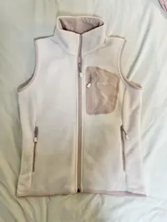 【美品】mont-bell モンベル フリース ベスト クリマプラス ピンク