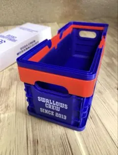 新品　ヤクルトスワローズ　クルー折りたたみミニコンテナ