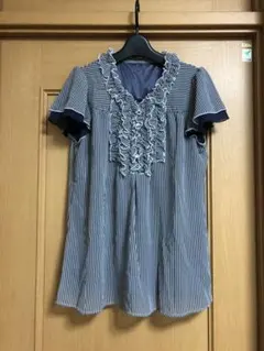 【美品】NATURAL BEAUTY BASIC ブラウス チュニック（L）