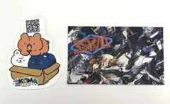 3SKM ステッカー&カード セット