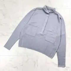 BC ami 2001 襟付きニットソー グレー系 サイズF*CD1374