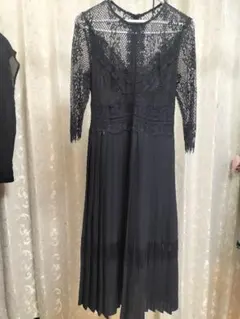 黒レースワンピース レースワンピース 大人っぽいワンピース パーティワンピース