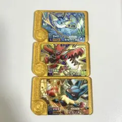 ポケモンフレンダ　レガシーピック　ルカリオ ハッサム シャワーズ