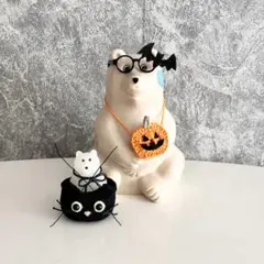 しろくま貯金箱　着せ替え　ハロウィン