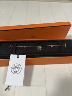 #新品#エルメス ブレスレット エクスリブリ PM　ローズゴールド ST K18