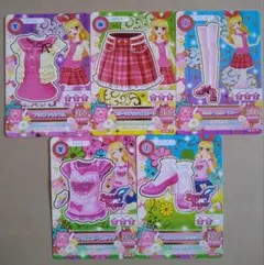 アイカツカードセット 5枚 星宮いちご