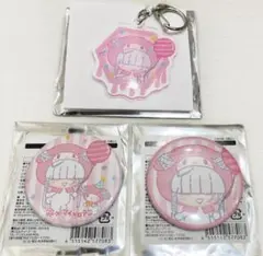 真天地開闢集団ジグザグ サンリオカフェ 命様 缶バッジ&アクキー B