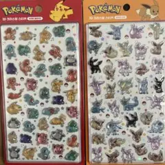 正規品　ポケモン　3Dシール 韓国限定