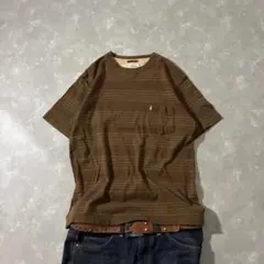archive striped s/s tee crew neck y2k